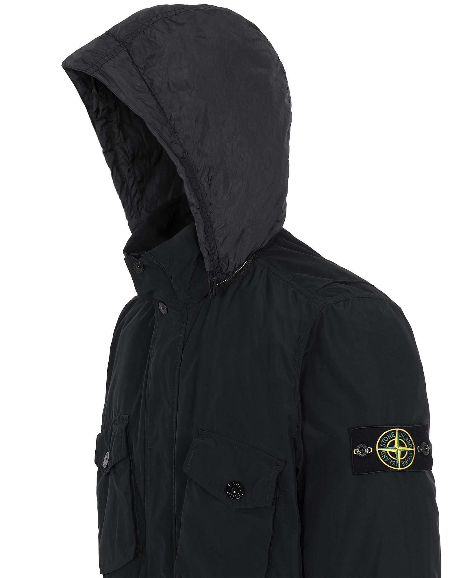 Куртка Stone Island Micro Reps Темно синяя M