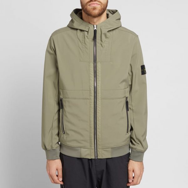 Куртка Stone Island Soft Shell r Зеленая M