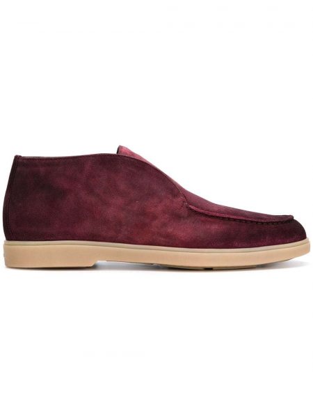 Лоферы Loro Piana Open Walk Вишневые F