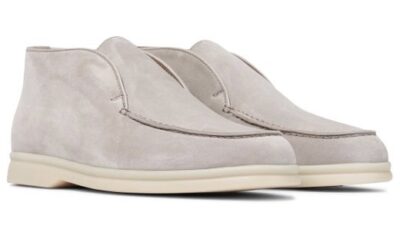 Лоферы Loro Piana Open Walk Светло серые F