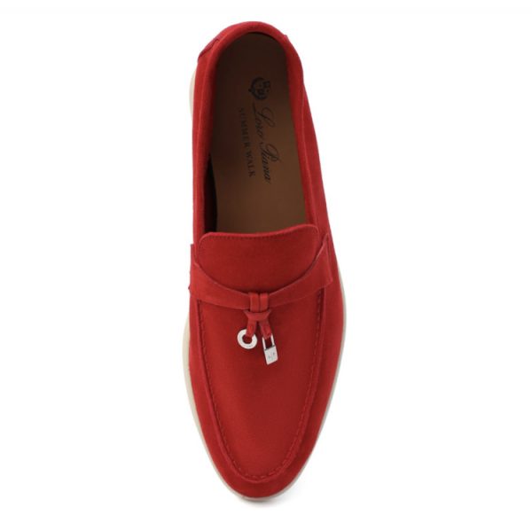 Лоферы Loro Piana Summer Charms Walk Красные F