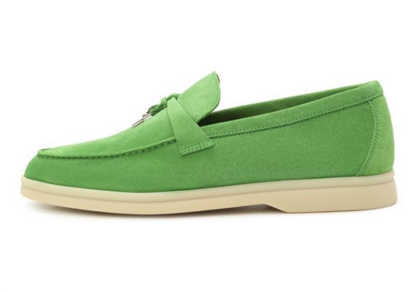 Лоферы Loro Piana Summer Charms Walk Салатовые F