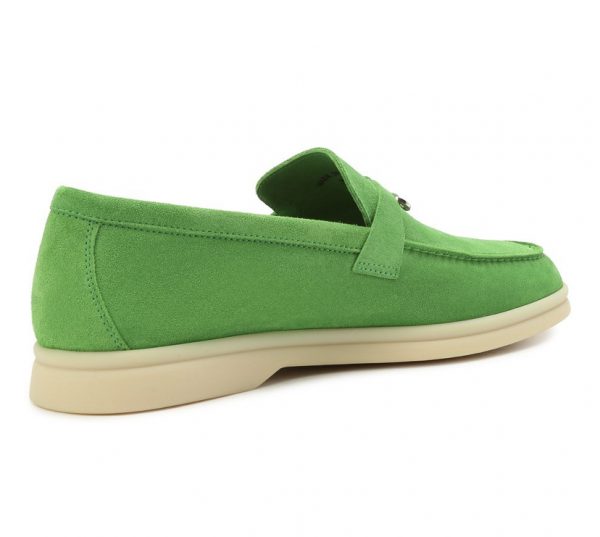 Лоферы Loro Piana Summer Charms Walk Салатовые F