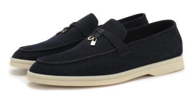 Лоферы Loro Piana Summer Charms Walk Темно синие F