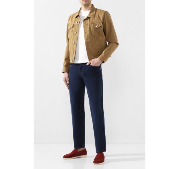Лоферы Loro Piana Summer Walk Красные M