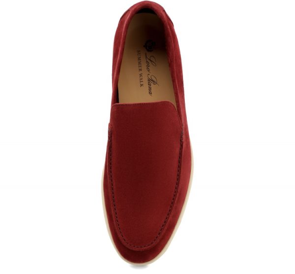 Лоферы Loro Piana Summer Walk Красные M