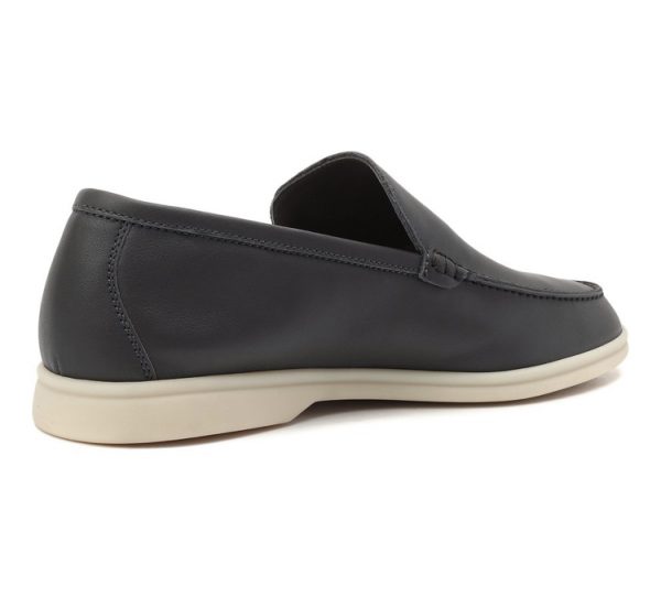 Лоферы Loro Piana Summer Walk Темно серые M