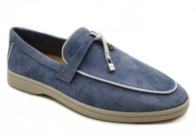 Лоферы Loro Piana Голубые F