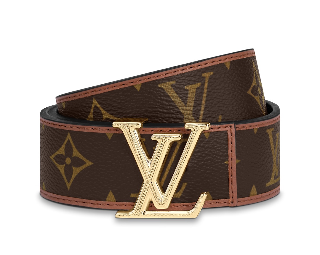 Ремень Louis Vuitton Lv Chain Темно коричневый N