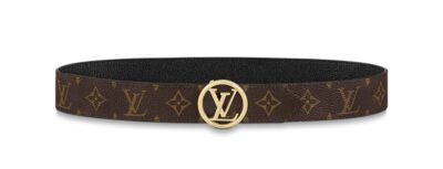 Ремень Louis Vuitton Lv Circle Темно коричневый N