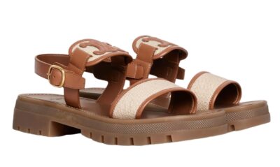 Сандали Celine Clea Triomphe Коричневые F