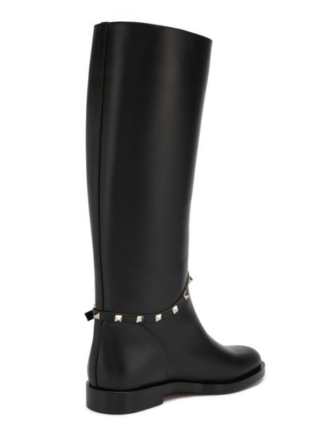 Сапоги Valentino Garavani Rockstud Черные F