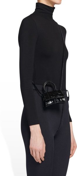 Сумка Balenciaga Hourglass Mini Черная N