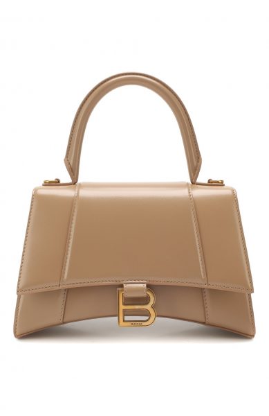 Сумка Balenciaga Hourglass S Бежевая N