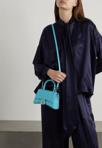 Сумка Balenciaga Hourglass S Голубая N