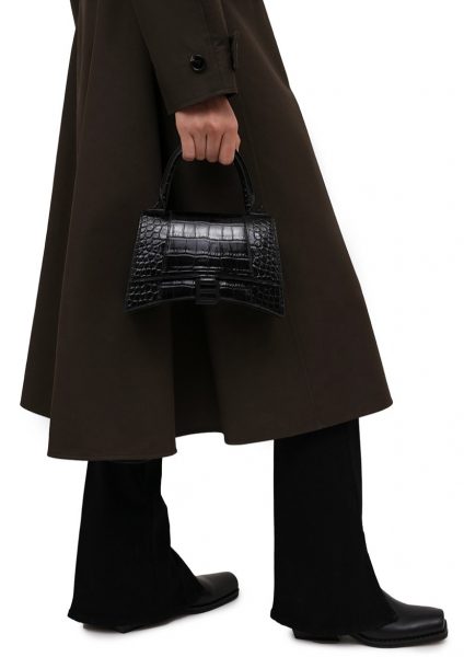Сумка Balenciaga Hourglass S Черная N