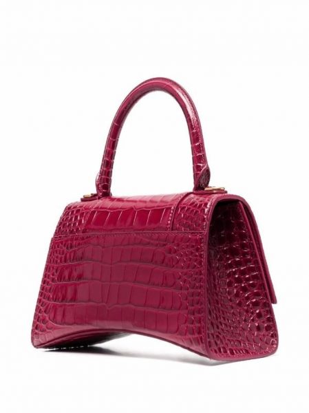 Сумка Balenciaga Hourglass Xs Бордовая N