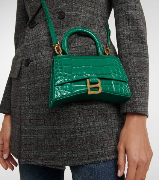 Сумка Balenciaga Hourglass Xs Зеленая N