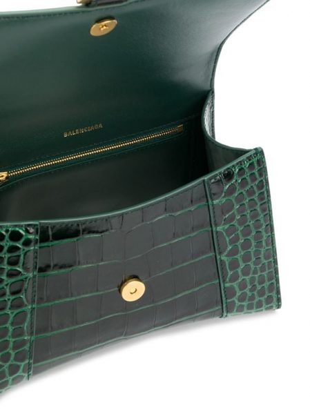 Сумка Balenciaga Hourglass Xs Темно зеленая N