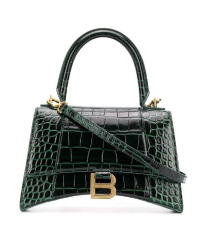 Сумка Balenciaga Hourglass Xs Темно зеленая N