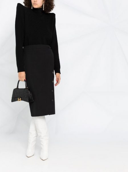 Сумка Balenciaga Hourglass Xs Черная N