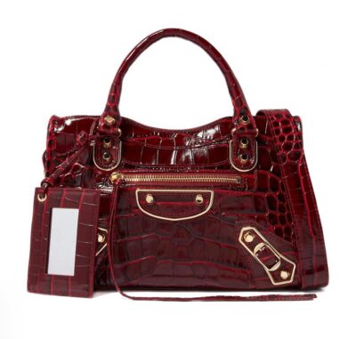 Сумка Balenciaga Metallic Edge Красная N