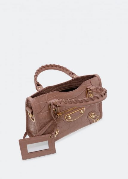 Сумка Balenciaga Metallic Edge Розовая N