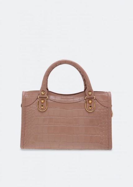 Сумка Balenciaga Metallic Edge Розовая N