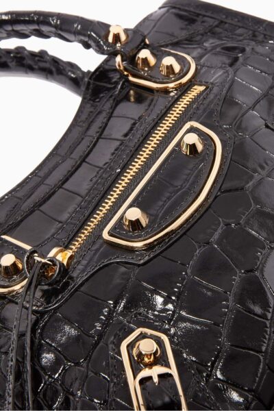 Сумка Balenciaga Metallic Edge Черная N