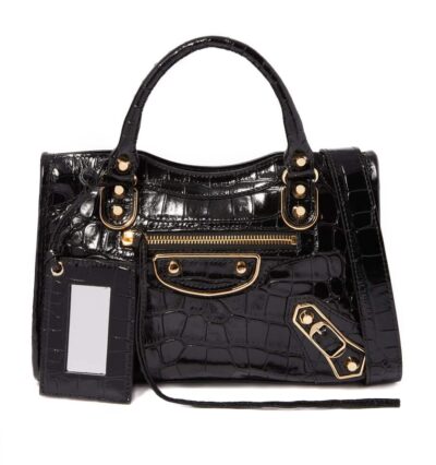 Сумка Balenciaga Metallic Edge Черная N