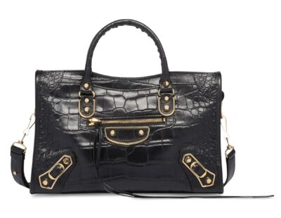 Сумка Balenciaga Metallic Edge Черная N