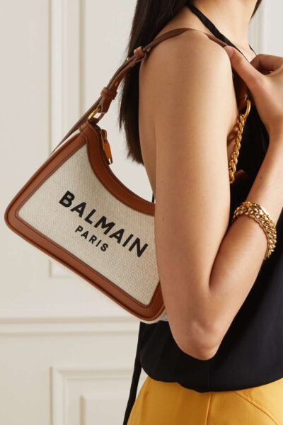 Сумка Balmain B army Коричневая N