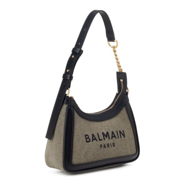 Сумка Balmain B army Темно зеленая N