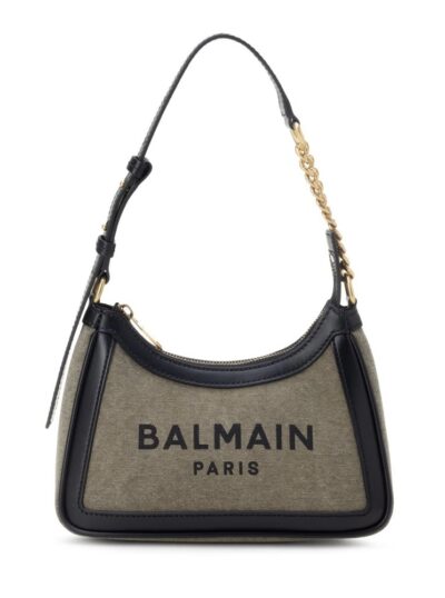Сумка Balmain B army Темно зеленая N