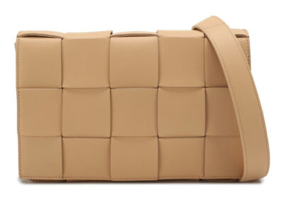 Сумка Bottega Veneta Cassette Бежевая N