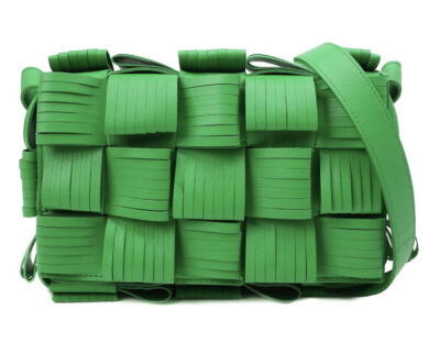 Сумка Bottega Veneta Cassette Зеленая N