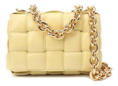 Сумка Bottega Veneta Chain Cassette Желтая N