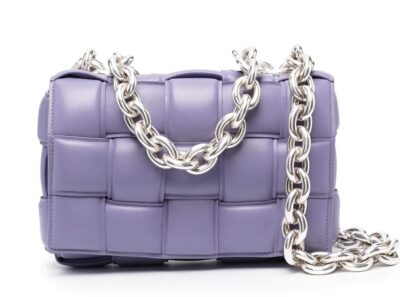 Сумка Bottega Veneta Chain Cassette Фиолетовая N