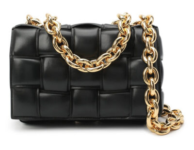 Сумка Bottega Veneta Chain Cassette Черная N