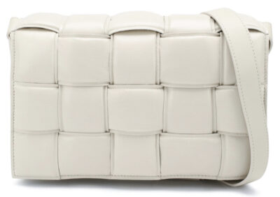 Сумка Bottega Veneta Padded Cassette Белая N
