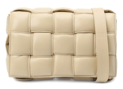 Сумка Bottega Veneta Padded Cassette Кремовая N