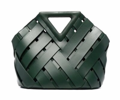 Сумка Bottega Veneta Point Basket Зеленая N