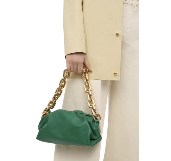 Сумка Bottega Veneta The Chain Pouch Зеленая N
