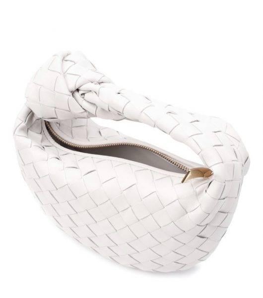 Сумка Bottega Veneta The Mini Jodie Белая N