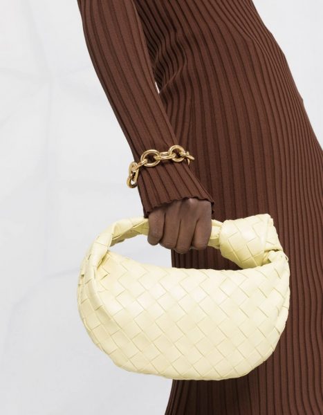 Сумка Bottega Veneta The Mini Jodie Желтая N