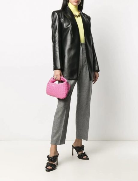 Сумка Bottega Veneta The Mini Jodie Розовая N