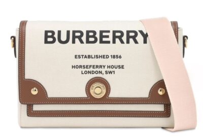 Сумка Burberry Note Medium Бежевая N
