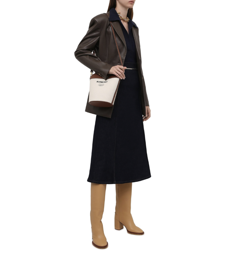 Сумка Burberry Pocket Коричнево бежевая N