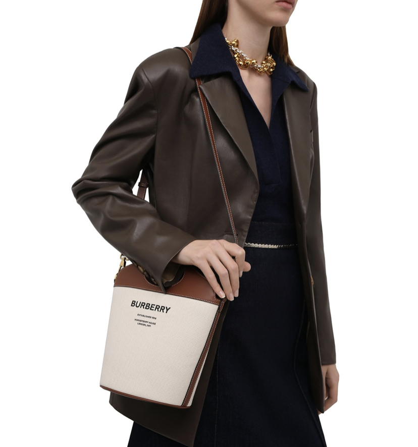Сумка Burberry Pocket Коричнево бежевая N
