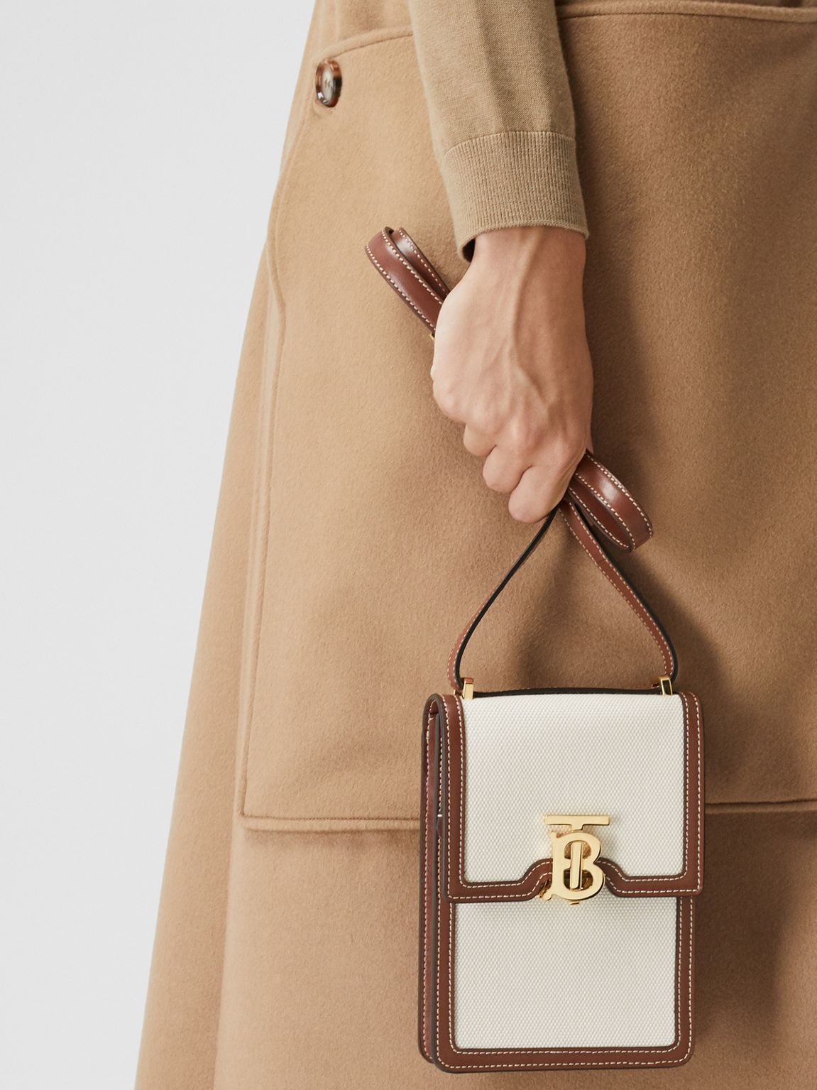 Сумка Burberry Robin Коричневая N